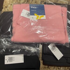 NWT- old navy High-Waisted PowerChill Crossover Flared Leggings for Girls